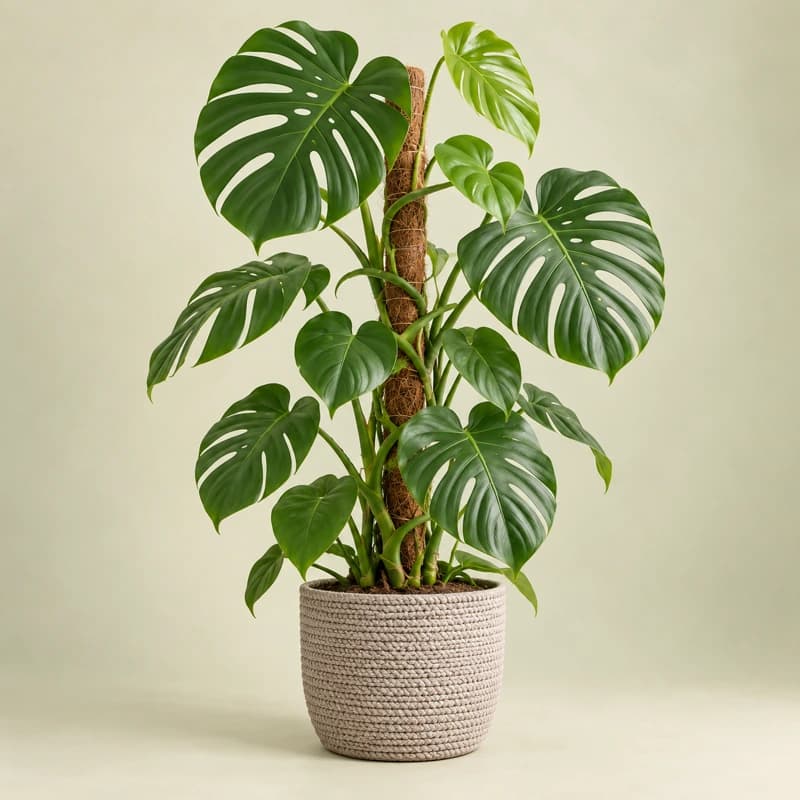 Monstera with Moss Stick